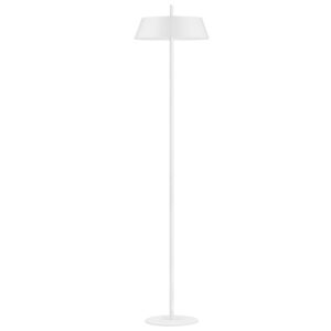 Nova Luce Bílá kovová stojací LED lampa Velio 147 cm