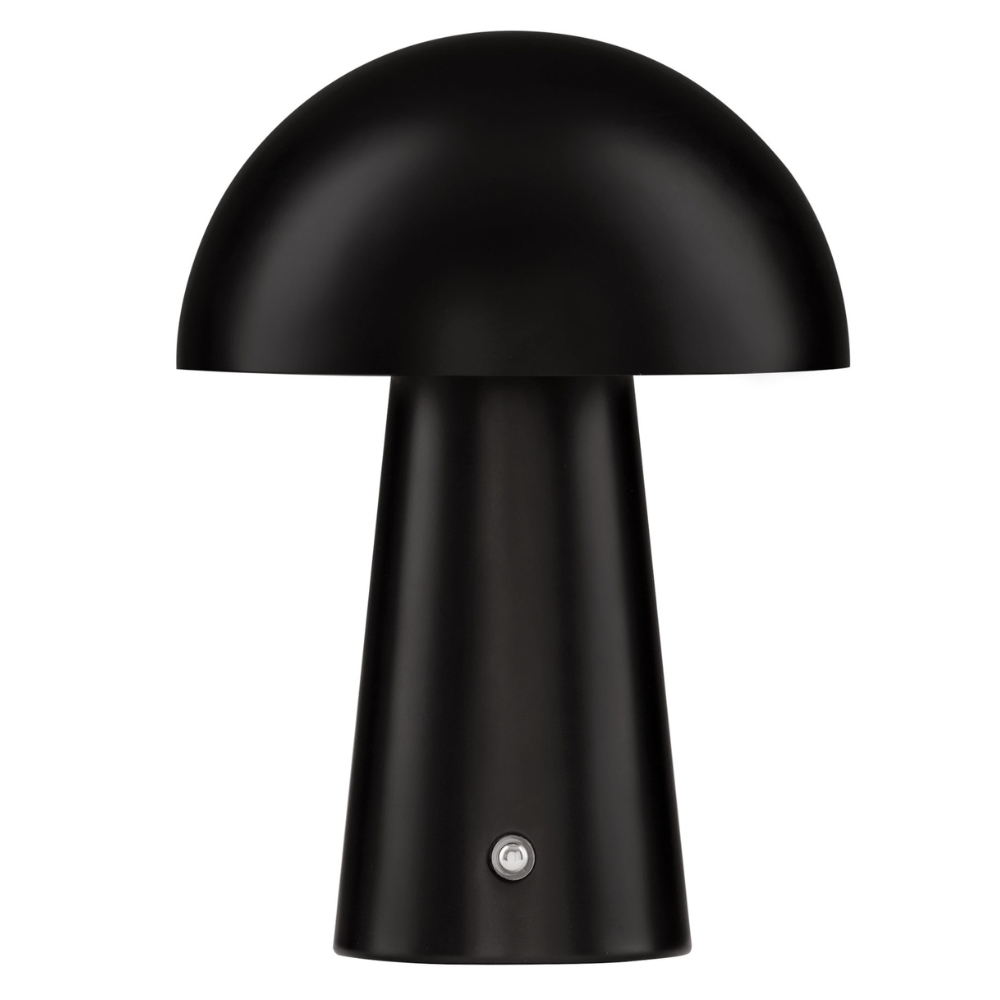 Nova Luce Černá kovová nabíjecí stolní LED lampa Ande