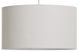 Kave Home Bílé bavlněné závěsné stínidlo Niani Ø45 cm