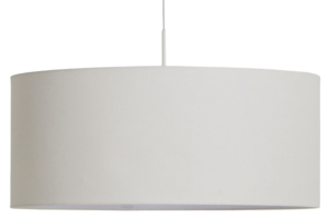 Kave Home Bílé bavlněné závěsné stínidlo Niani Ø60 cm