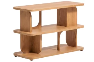 Kave Home Dubový regál Aduma 66 x 100 cm