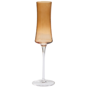 Kave Home Hnědá sklenička na sekt Alori 150 ml