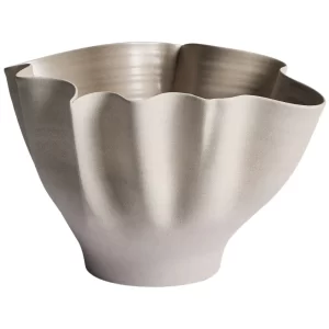 Kave Home Šedá keramická váza Nilea 23 cm
