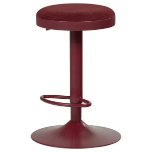 WOOOD Tmavě červená barová židle Mevo 60-82 cm