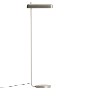 Kave Home Stříbrná stojací LED lampa Nelaia 150 cm