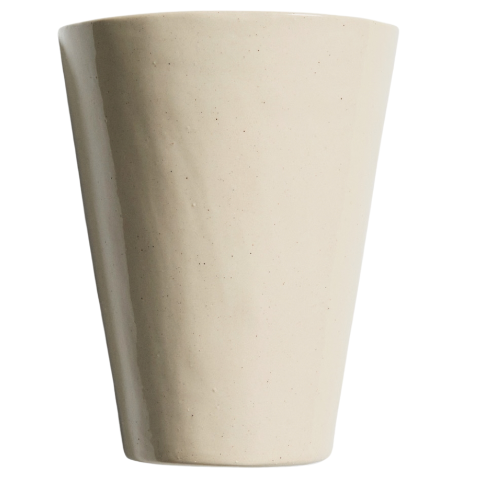 Kave Home Béžové keramické nástěnné světlo Ceren 14 cm