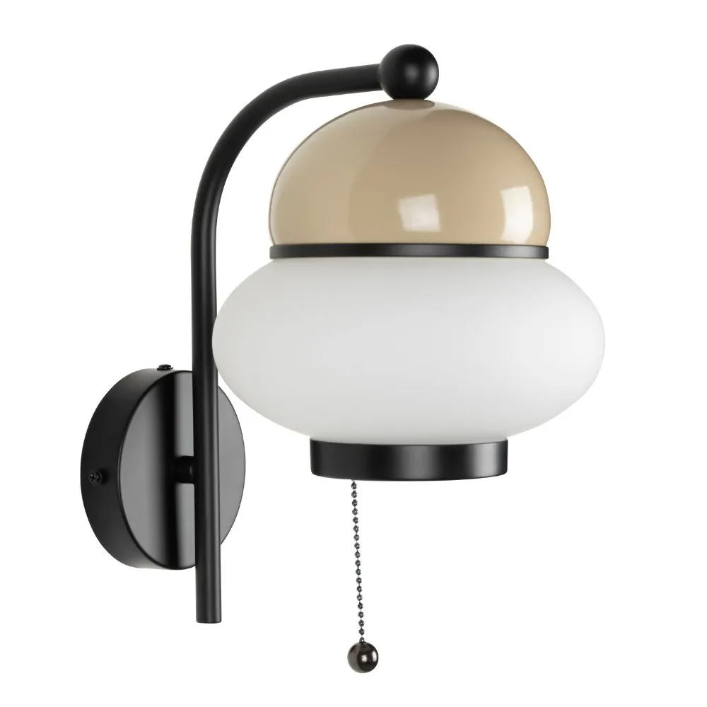 Zuiver Béžové kovové nástěnné světlo BUMBLE 28 cm