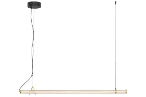 Nova Luce Skleněné závěsné LED světlo Eliot 102 cm