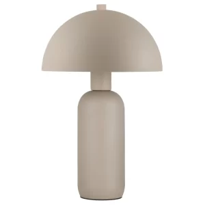 Nova Luce Béžová kovová stolní lampa Vannie