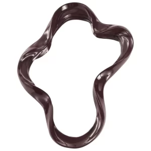 Jotex Tmavě červené nástěnné zrcadlo FLOATING 62 x 46 cm
