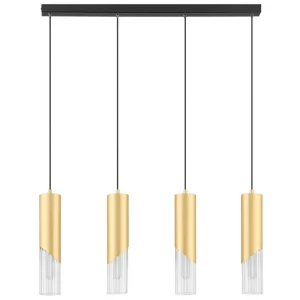 Nova Luce Zlaté závěsné světlo Modesto 66 cm