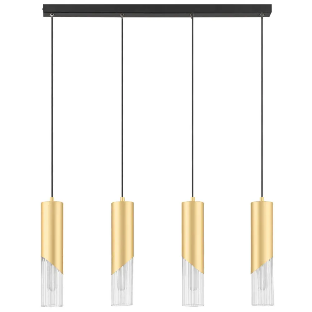 Nova Luce Zlaté závěsné světlo Modesto 66 cm