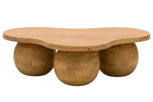 NovaNook Dřevěný konferenční stolek Obig 100 x 70 cm