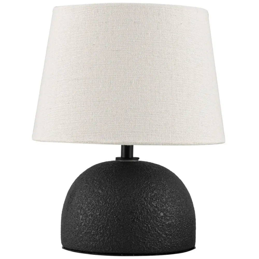 Nova Luce Bílo-černá keramická stolní lampa Noma